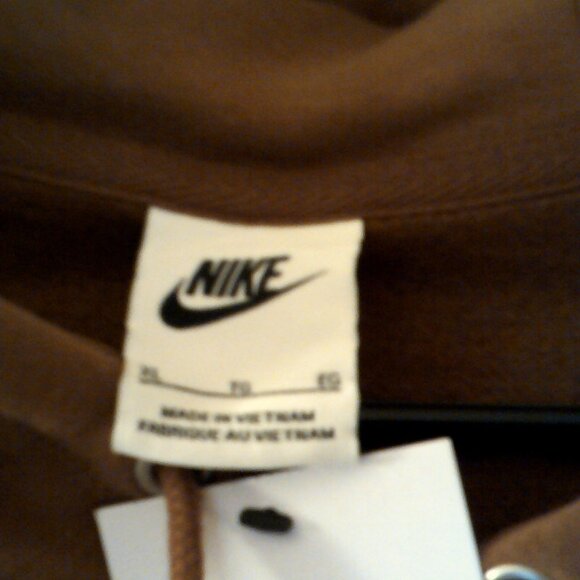 NEW NIKE RUNNING "Greek Godness Hoodie" MEN'S LIGHT BRITISH TAN P/O L FZ0903-281 - Picture 5 of 11